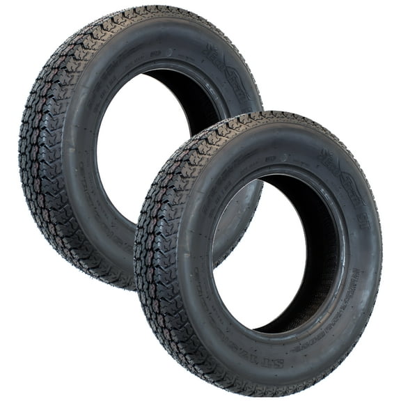 eCustomrim 2-Pack Trailer Tires ST175/80D13 175/80 D 13 Load B 1100# - 2 Year Warranty