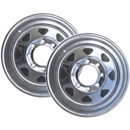 eCustomrim 2-Pack Trailer Rim 16 Inch 16X6 8 Lug On 6.5 Inch Galvanized Wheel