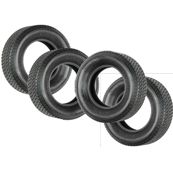 eCustomrim 4-Pk ST215/75D14 Trailer Tires Bias Ply Load C 1870# 215/75D 14 2 Year Warranty