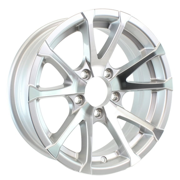 eCustomrim Aluminum Trailer Rim 14 Inch 14X5.5 5 Lug On 4.5 Silver T07 Wheel