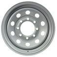thumbnail image 1 of eCustomrim Equipment Trailer Rim Wheel 16" 16X6 8 Hole Bolt Lug Silver Modular, 1 of 6