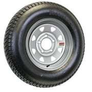 eCustomrim Trailer Tire Rim Assembly ST215/75D14 Load C 14 Inch 5 Lug Silver
