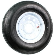 eCustomrim Trailer Tire Rim Assembly ST235/80R16 Load E 16 Inch 8 Lug White Wheel