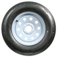 thumbnail image 1 of eCustomrim Radial Trailer Tire Rim ST205/75R15 205/75-15 Load C 5 Lug Wheel White Modular, 1 of 6