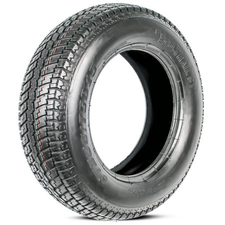 ST205/75D15 Deep Tread Trailer Tire Bias Ply Load C 1760 Lbs. - 2 Year Warranty w/Free Roadside