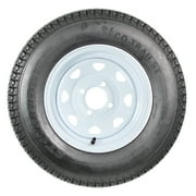eCustomrim Trailer Tire Rim Assembly ST175/80D13 Load C 13 Inch 4 Lug White Wheel