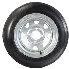 eCustomrim Trailer Tire Rim 4.80-12 480-12 Load C 12 Inch 4 Lug Galvanized Wheel