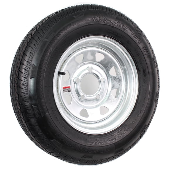 eCustomrim Trailer Tire Rim Assembly ST185/80D13 Load C 13 Inch 5 Lug Galvanized