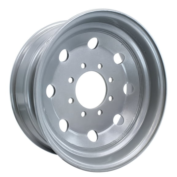 Trailer Wheel 17.5" 17.5X6.75 Hub Centric 8 Lug On 6.5" Center Silver Modular Rim