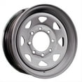 thumbnail image 1 of eCustomrim Trailer Wheel Silver Rim 16X6 16" Spoke Style 8 Lug On 6.5" Center, 1 of 6