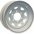 thumbnail image 1 of eCustomRim 15 x 5 in Trailer Wheel White Rim Spoke Style (5 Lug On 4.5"), 1 of 6