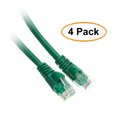 thumbnail image 1 of eDragon Cat5e Green Ethernet Patch Cable, Snagless/Molded Boot, 25 Feet, 4 Pack, 1 of 2