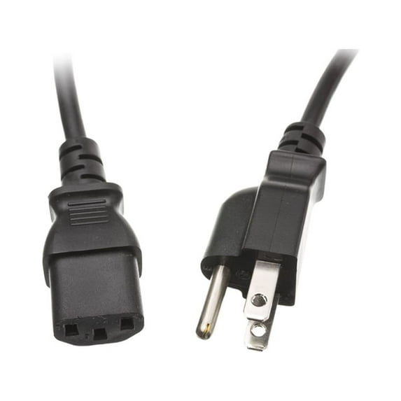 eDragon Computer/Monitor Power Cord, Black, NEMA 5-15P to C13, 13 Amp, 16 AWG, 10 Feet