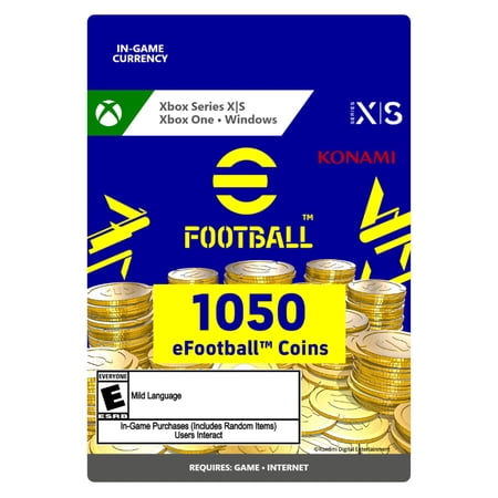 eFootball 2022: eFootball Coin 1050 - Xbox Series X|S, Windows 10 [Digital]