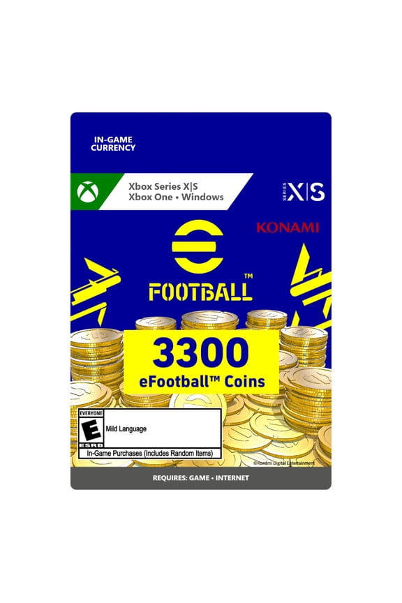 eFootball 2022: eFootball Coin 3300 - Xbox Series X|S, Windows 10 [Digital]