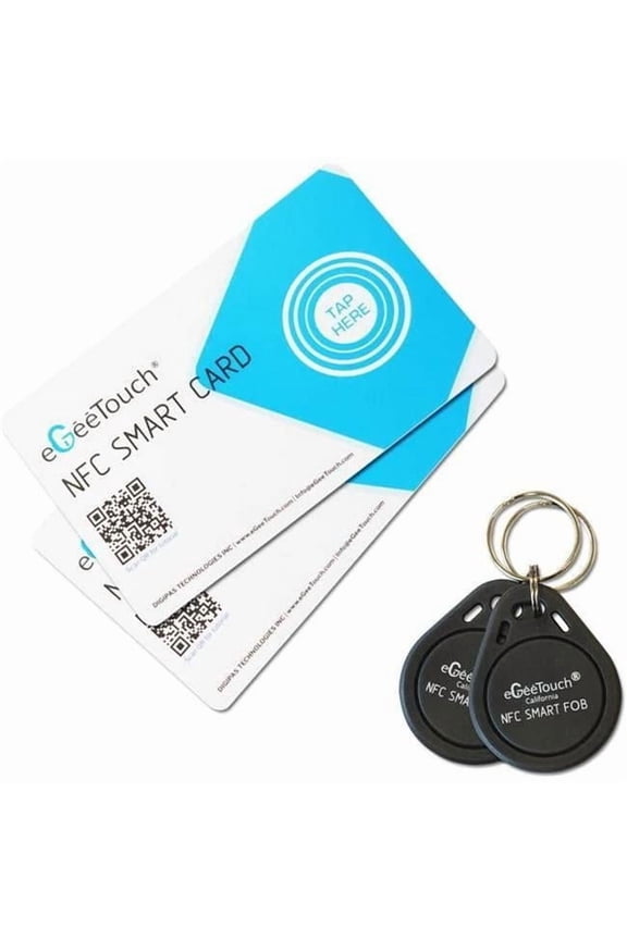 NFC for All eGeeTouch Smart Locks (2 Cards & 2 Keys/Fobs)