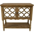 thumbnail image 1 of eHemco Console Table with 2  Mirror Doors and Storage Shelf, 35 Inches, 1 of 2