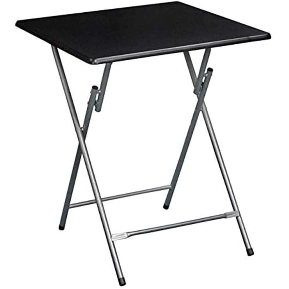 Extra Large Black Metal Folding TV Tray Table