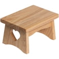 thumbnail image 1 of eHemco Rectangular Solid Hardwood Step Stool for Adults and Kids, 7.5 Inches, Natural, 1 of 6