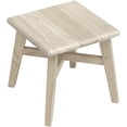 thumbnail image 1 of eHemco Solid Hardwood Step Stool with Double Cross Brace Support for Adults and Kids, 12.25 Inches, Unfinished, 1 of 5