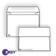 eKEY  CD / DVD Multimedia Mailer, White Sulphite, Two-Piece Outside Envelope, 6" x 8" No Window; Folded Insert, 5-3/4" x 7-3/4", 2-1/4" Extension, USPS Approved - Box of 500 Mailers