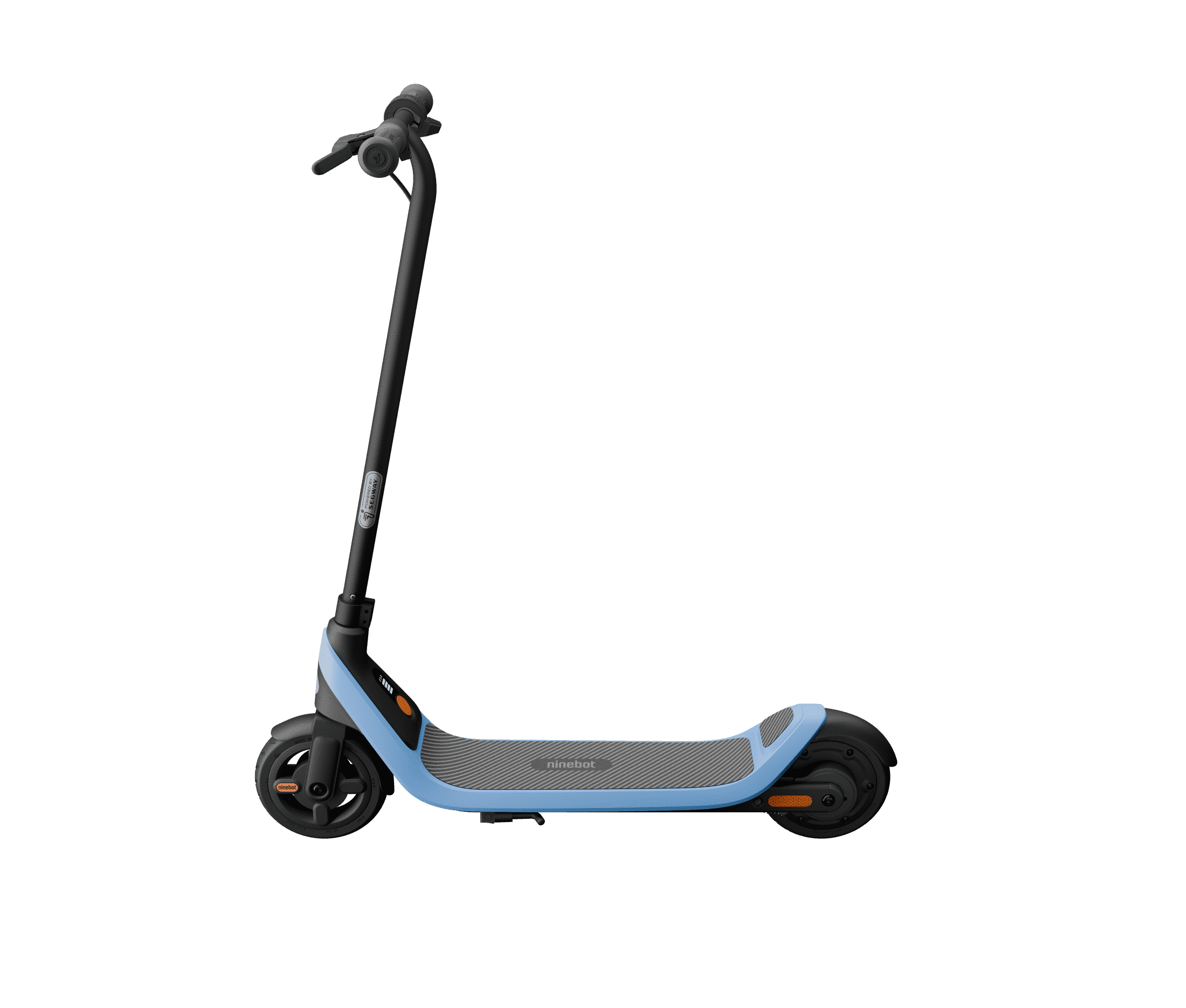 Blue Electric Kids Scooter with Non-Slip Deck
