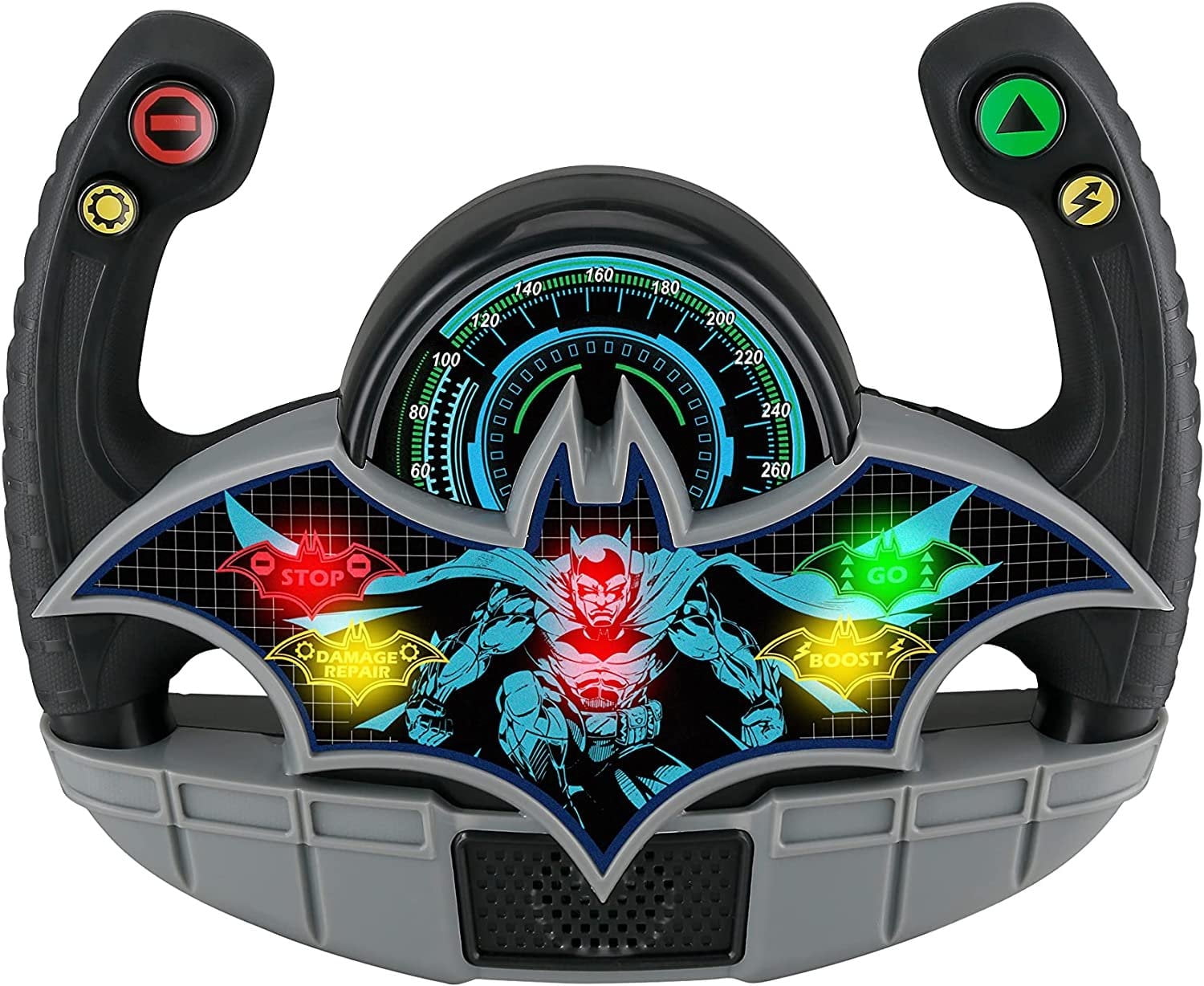 eKids Batman Toy Steering Wheel for Kids – Black (BM-157.EEV22