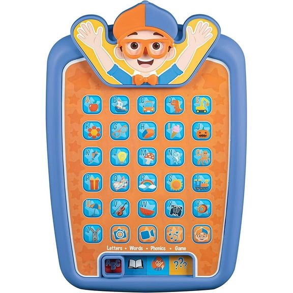 eKids Blippi Kids Tablet for Preschool Learning, Toddler Tablet with Educational Games and ABC Learning for Toddlers and Fans of Blippi Toys