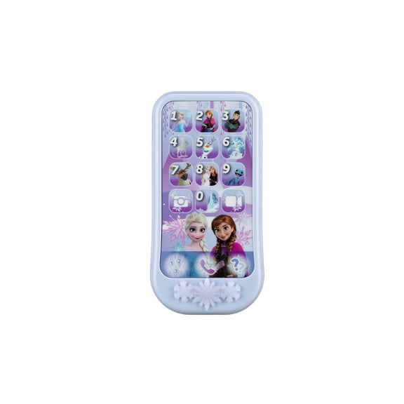 eKids Disney Frozen Toy Phone for Kids, Toddler Toy with Preschool Learning Activities