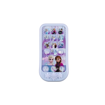 eKids Disney Frozen Toy Phone for Kids, Toddler Toy with Preschool Learning Activities