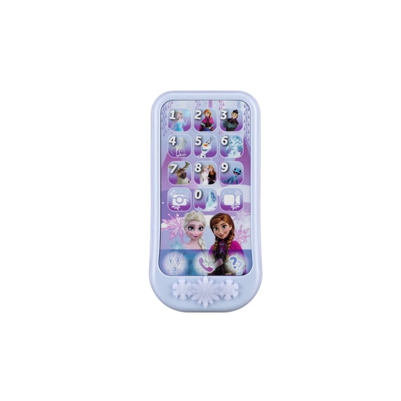 eKids Disney Frozen Toy Phone for Kids, Toddler Toy with Preschool Learning Activities