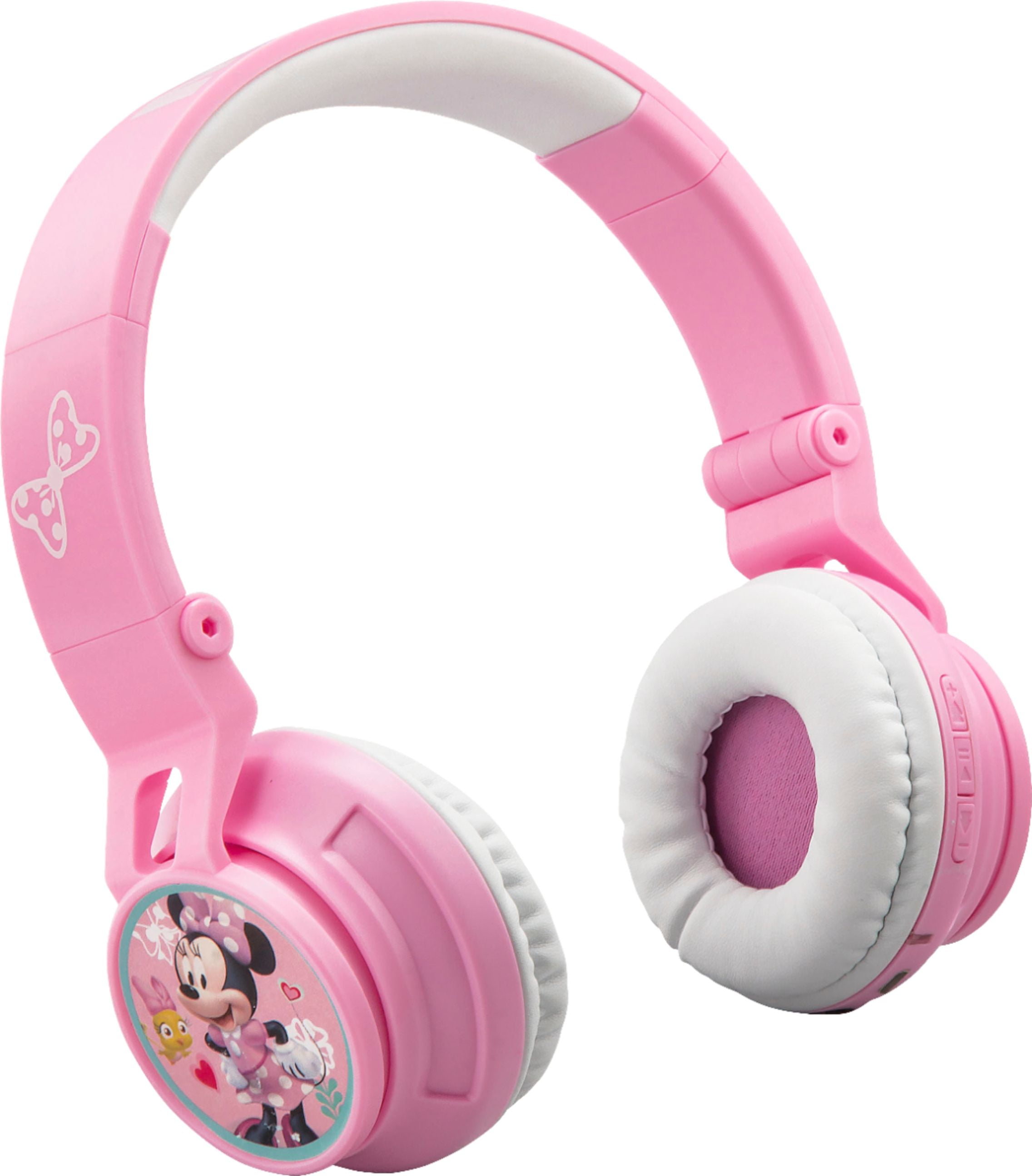 eKids Disney Junior Minnie Wireless Headphones White Pink