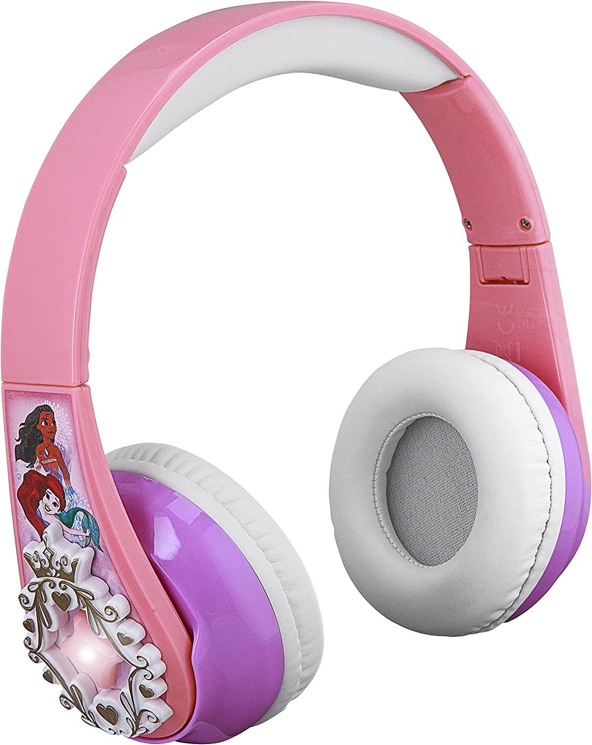 eKids Disney Princess Bluetooth Headphones with EZ Link Microphone and Aux Cord Walmart