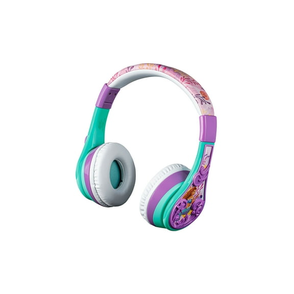 eKids The Little Mermaid Bluetooth Headphones for Kids, Wireless Headphones with Microphone Includes Aux Cord, Volume Reduced Kids Foldable Headphones for School, Home, or Travel