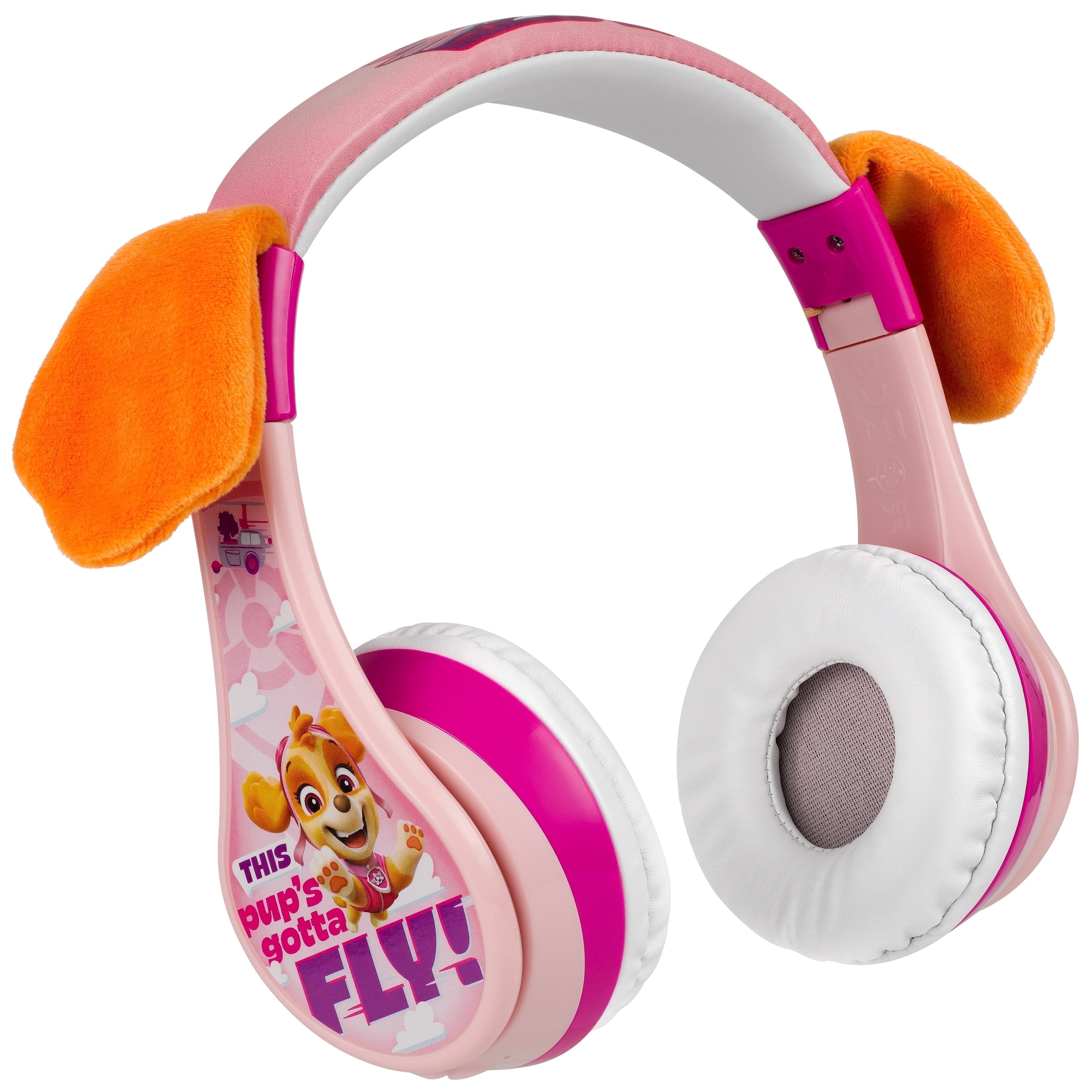 eKids Paw Patrol Skye Bluetooth Headphones, Wireless Headphones for Kids