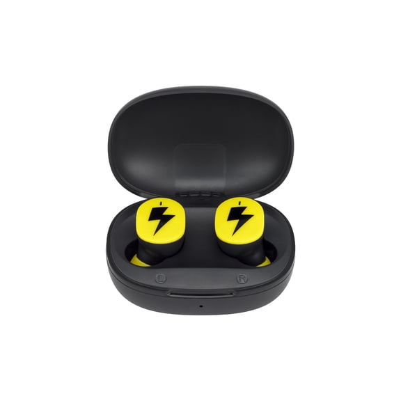 eKids Pokemon Pikachu Wireless Earbuds with Microphone, Bluetooth Earbuds with Charging Case