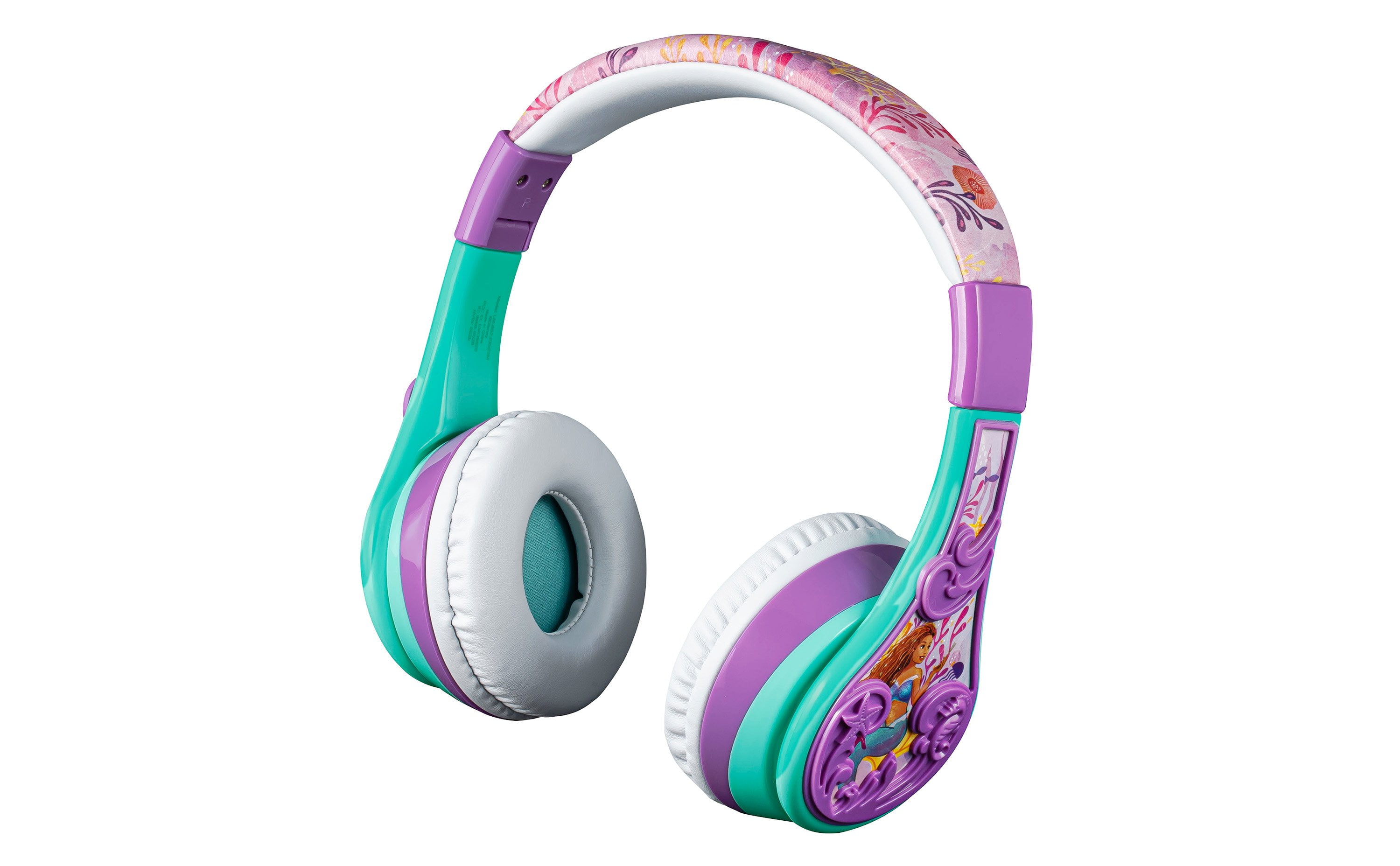 eKids The Little Mermaid Bluetooth Headphones for Kids, Wireless