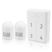 eMACROS 500ft White Weatherproof Outside Security Motion Sensor