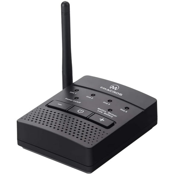 eMACROS Supplemental 1/2 Mile Driveway Alarm Solar Receiver