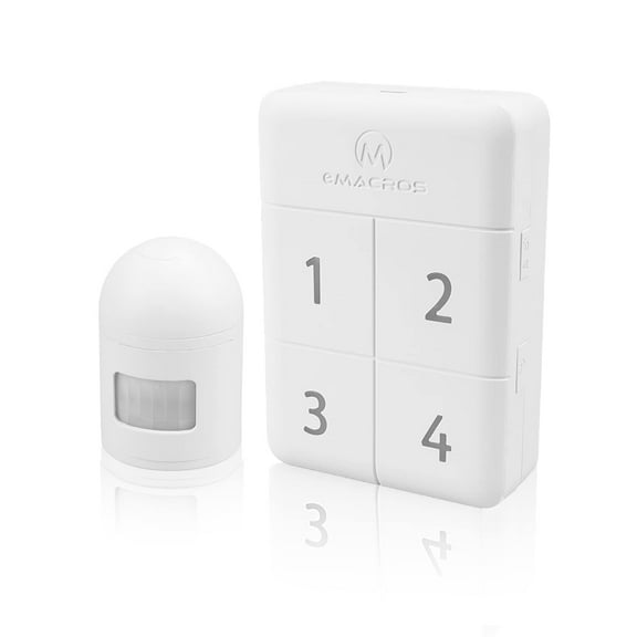 eMACROS, 500 FT Range Security Household Sensors & Alarms 2 Count