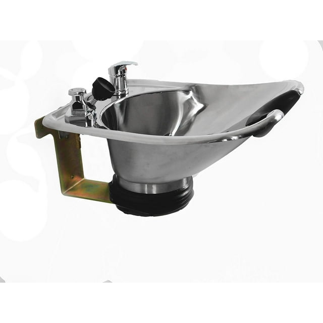 eMark Beauty Salon Wall Mounted, Polished Stainless Steel, Tilting