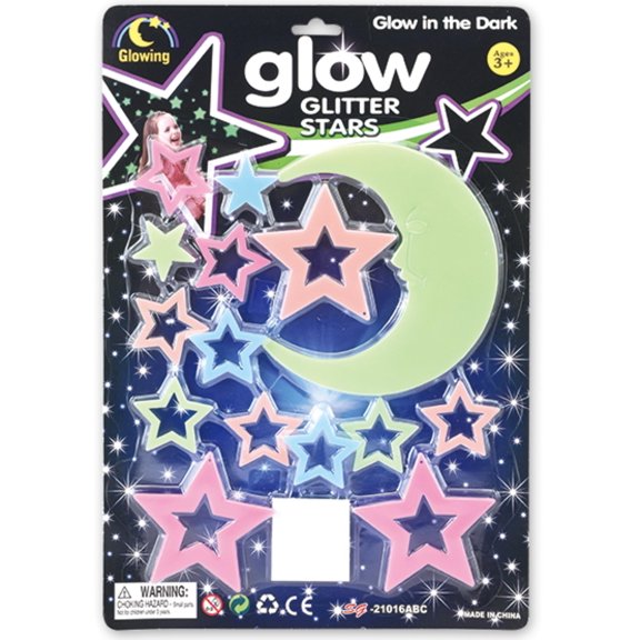 eMart4u Glow in The Dark Ceiling Moon and Stars Luminous Wall Decals