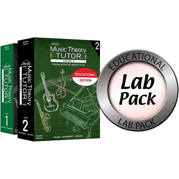 eMedia Music Theory Tutor Lab Pack for 10 Computers