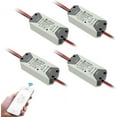 thumbnail image 1 of eMylo AC 90V 100V 110V 220V 230V Smart Wireless Remote Control WiFi Switch Relay Module for Household Appliances Compatible with Alexa 4 Packs, 1 of 8
