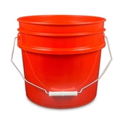 ePackageSupply 3.5 Gallon Plastic Bucket Only Lid Not Included I Heavy Duty I Food Storage, BPA-Free I 90 Mil All Purpose Pail I Made in The USA Red, 12