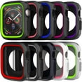 thumbnail image 1 of ePacks Compatible iWatch Apple Watch Edge Case 42mm 3/2/1 [No Screen Protector], Soft TPU Shockproof Edge Case Cover Bumper Protector (Black, Red), 1 of 5