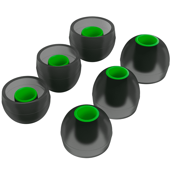ePacks Silicone Earbuds Tips for Sony WF/WI SP700N 1000X, MDR XB 50BS 50AP 510AS, EX 10LP 15AP 15LP 38iP 100IP 100AP/ Sennheiser Momentum True Wireless - Replacement Eartips (3 Pairs, S/M/L)