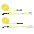 eRatchet 1" TieDown Cam Buckle Straps w/ Vinyl Coated SHooks 1,300