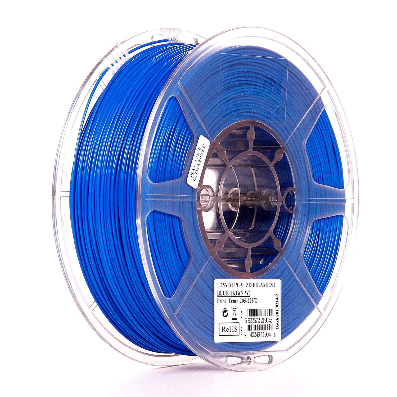 eSUN 1.75mm Blue PLA PRO (PLA+) 3D Printer Filament 1KG Spool (2.2lbs),  Blue