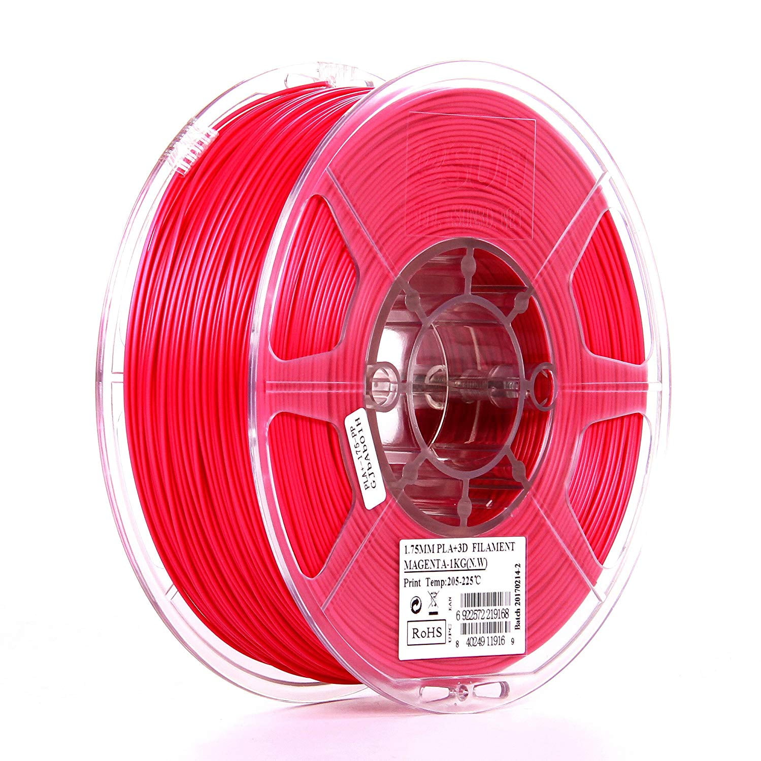 eSUN 1.75mm Magenta PLA PRO (PLA+) 3D Printer Filament 1KG Spool (2.2lbs),  Magenta 